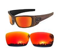 Galaxy Lentes de Repuesto para Oakley Fuel Cell Polarizado Rojo 100% Uvab Rojo Talla: Estándar