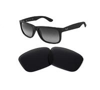 Galaxy - Lentes de repuesto para Ray-Ban RB4165 Justin Brown degradado color polarizado (54 mm, no 51 mm), Negro, Standard