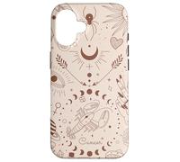 Galaxy Moon Phases Celestial Aesthetic Zodiac Sign Cancer Carcasa para iPhone 16