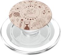 Galaxy Moon Phases Celestial Aesthetic Zodiac Sign Cancer PopSockets PopGrip para MagSafe