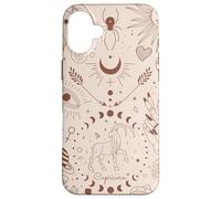 Galaxy Moon Phases Celestial Cute Zodiac Sign Capricorn Carcasa para iPhone 16 Plus