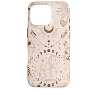 Galaxy Moon Phases Celestial Cute Zodiac Sign Capricorn Carcasa para iPhone 16 Pro