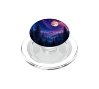 Galaxy Moon Stars Forest Girl PopGrip PopSockets PopGrip para MagSafe