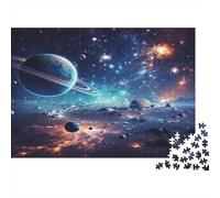 Galaxy Nebula Stars Puzzles 1000 Piezas Papel Reciclado Space Fantasy Puzzle for Chico & Chica Divertido Present & Activity for Home Great Gift for Boy & Girl‘s Birthday 52x38cm/1000Ps