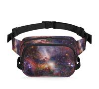 Galaxy Outer Space - Riñonera multifunción para viajes, deportes, correr, riñonera con estampado de galaxia, riñonera para mujeres, hombres, niñas y niños, color, XL, Organizador de bolsas