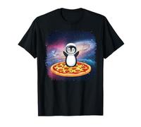 Galaxy Penguin Dog Astronaut Pizza Space Animal Camiseta