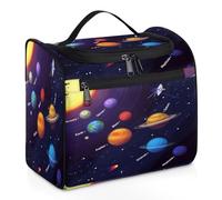 Galaxy Planet Cosmos - Bolsa de maquillaje de viaje para mujeres, hombres, niñas y niños, 11.2 L, bolsa de aseo colgante, organizador de cosméticos, color, XL, Organizador de bolsas