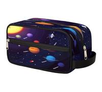 Galaxy Planet Cosmos - Bolsa de maquillaje para mujeres, hombres, niños, niñas, niños, bolsa de lavado, bolsa de viaje, artículos de aseo personal, organizador de cosméticos, bolsa de ducha, color,