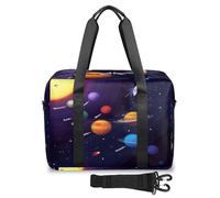 Galaxy Planet Cosmos - Bolsa de viaje para mujeres, hombres, niñas y niños, bolsa de fin de semana, bolsa de viaje de 32 L, bolsa grande para viajes, deportes, gimnasio, color, Big, Organizador de