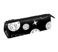 Galaxy Planets and Stars - Bolsa para bolígrafos, papelería, lápices, cosméticos, bolsa compacta con cremallera, multicolor, 5.5 ×6 ×20CM/2.2x2.4x7.9 in, Organizador de bolsas