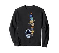 Galaxy Planets Sun Universe Outer Space Science Astronaut Sudadera