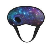 Galaxy Print Sleep Solution - Máscara opaca para dormir con orejeras, para viajes, yoga, meditación