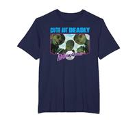 Galaxy Quest Cute But Deadly Camiseta, Hombre Tallas Grandes, Azul Marino, 4X Alto