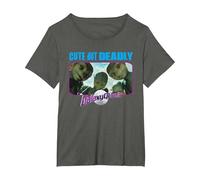 Galaxy Quest Cute But Deadly Camiseta, Mujer Tallas Grandes, Asfalto, 1XL Grande