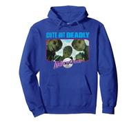 Galaxy Quest Cute But Deadly Sudadera con Capucha, Unisex para Adultos, Azul Real, L