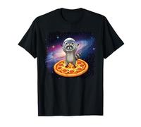 Galaxy Raccoon Astronaut Pizza Space Animal Camiseta