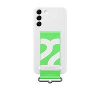 Galaxy S22+ S906 Silicone Cover with Strap White EF-GS906TWEGWW