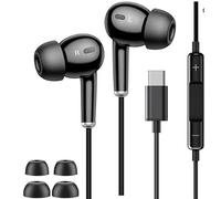 Galaxy S26/S26 Plus/S26 S25 Ultra/S26 S25 Fe USB C Auriculares | Auriculares con cable para Samsung Galaxy S25 Edge/S25 Plus/S25, micrófono, control de volumen, auriculares estéreo de alta