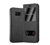 (Galaxy S8 PLUS, COMET BLACK) Protective Case for Certain Brand Galaxy S8 PLUS - Features 2 Viewing Windows for Enhanced Functionality