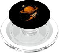 Galaxy Science Geek Espacio Oscuro PopSockets PopGrip para MagSafe