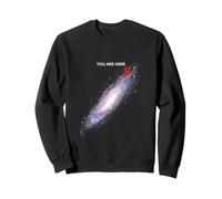 Galaxy Science Geek Estás aquí Espacio Sudadera