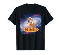 Galaxy Shiba Inu Dog Astronaut Pizza Space Animal Camiseta