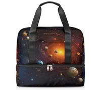 Galaxy Space Planet - Bolsa deportiva para mujeres, hombres, niños y niñas, 21 L, para fin de semana, para viajes, gimnasio, yoga, color, Big, Organizador de bolsas