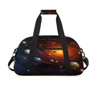 Galaxy Space Planet - Bolsas de lona para mujeres, hombres, niños, niñas, niños, bolsa de viaje para fin de semana, bolsa de viaje de 24 L, bolsa de deporte para gimnasio, bolsa de práctica, color, 24