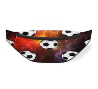 Galaxy Space - Riñonera para mujeres, hombres, niñas, niños, nebulosa, galaxia, fútbol, riñonera, riñonera, bolsa de cinturón para viajes, deportes, correr, color, M