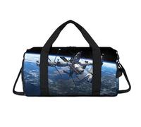 Galaxy Space Shuttle - Bolsa deportiva con compartimento para zapatos, bolsa de fin de semana, viajes, gimnasio, organizador de equipaje para mujeres, hombres, niños y niñas