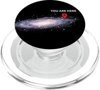 Galaxy Spaces Science Geeks You Are Here - Camiseta PopSockets PopGrip para MagSafe