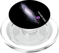 Galaxy Spaces Science Geeks You Are Here - Camiseta PopSockets PopGrip para MagSafe