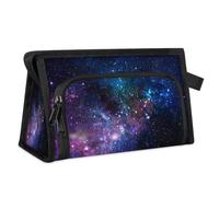 Galaxy Star Space - Neceser de viaje para mujeres, hombres, niñas y niños, multifuncional, bolsa de maquillaje, organizador de cosméticos, bolsa de ducha, color, M, Organizador de bolsas
