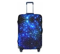 Galaxy Stars - Funda para maleta, elástica, lavable, antiarañazos, varios tamaños, Blanco, M