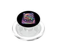 Galaxy T-Rex and Raccoon Space Dinosaur PopSockets PopGrip para MagSafe