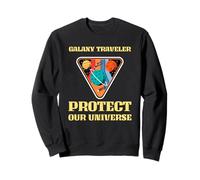 Galaxy Traveler - Protege Nuestro Universo (Planet Graphic) Sudadera