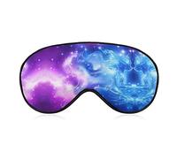 Galaxy Wolf Soft Eye Masks con correa ajustable Ligero y cómodo con los ojos vendados para dormir