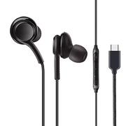 Galaxy Z Flip 5/Z Flip 6, Galaxy Z Flip 4 / Z Flip 3 Tipo C - Auriculares estéreo Hi-Fi digitales in-ear con cable USB C para Samsung Galaxy Z flip 3 4 5 6 (negro)