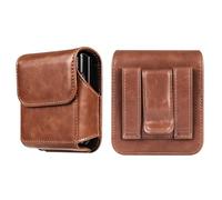 Galaxy Z Flip 6 5 4 3 2 1 Riñonera de Cintura Hombre, Bolsa Cintura Cuero Funda de Movil Hombre Cuero Cartera Compatible con Samsung Galaxy Z Flip 5G/SM F7070/F7000/F7110/Razr 40 50 Ultra/Razr+