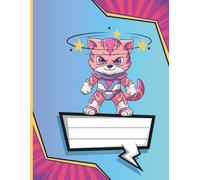 Galaxycat: Comics-Inspired Composition Book II Lined, Ruled, 8.5-x-11, 110 pages II for all Comic Books’ & Superheroes’ Fans II Grades 5 - 8 ... Studies, Language Arts, Foreign Languages…