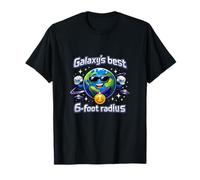 Galaxys Best Medalla de la Tierra de Radio de 6 pies Camiseta