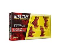 Star Trek: Away Missions - Juego de dados de facción romulana totalmente a juego con seis lados que reemplazan el logotipo romulano, verde (6 piezas)
