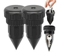 Galenecx 3 piezas escondites para llaves al aire libre, Organizador Antirrobo, escondite secreto pequeño llave, Caja Fuerte Camufladas, para Exteriores/Jardín/Patio que oculta la caja de la bóveda