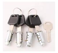 Galenecx 4 Piezas Núcleos de Cerraduras para Thule, Cerradura para Portaequipajes de Techo, Núcleos de Cerradura Material Aleación Zinc, Cerraduras Portaequipajes, para Cajas Techo, Portaesquís