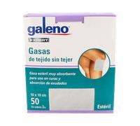 Galeno Gasa Esteril S/Tejer 10x10cm 50u