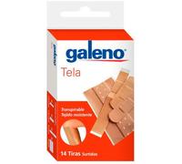 Galeno Apósitos Adhesivo Tela Color Piel 4 Tamaños 14uds
