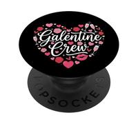 Galentine Crew - Galentine's Day Gals Sisterhood PopSockets PopGrip Adhesivo