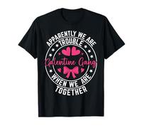 Galentine Gang Matching Girls Night Squad Valentines Day Camiseta