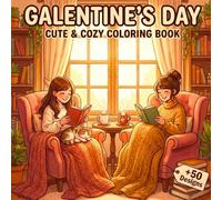 Galentine’s Day: Cute & Cozy Coloring Book for Adults & Teens Friendship Moments, Fun Hangouts & Heartfelt Scenes for Relaxation, Mindfulness & Stress Relief