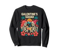 Galentines Corazón Galentines Escuadrón Cute Womans Squad Love Sudadera